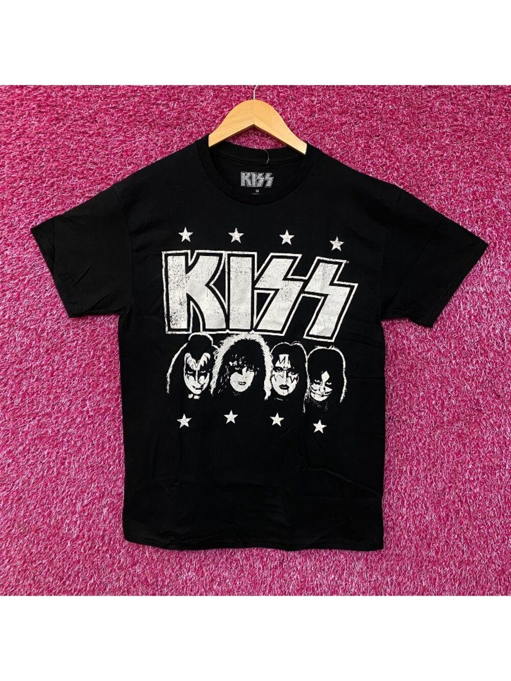 KISS Rock Band Members Graphic T-Shirt Medium